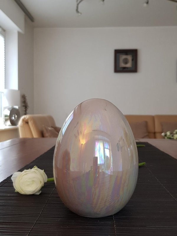 Ei like you - nicht nur zu Ostern schön- glänzendes Dekorationsei Größe M