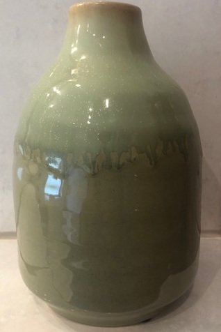 Vase Light & Living hell-grün aus Keramik "HAJOS" 12,5x18,5 cm