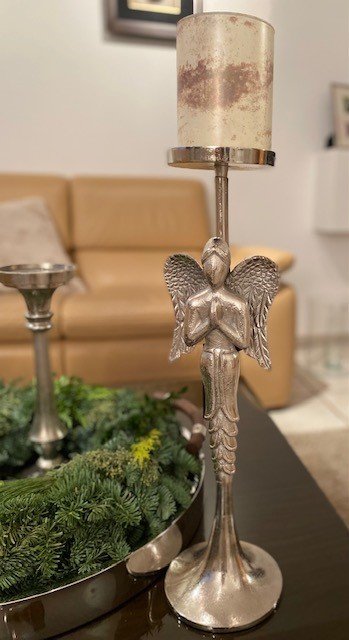 Großer Engel-Kerzenständer Kerzenhalter von Colmore by diga